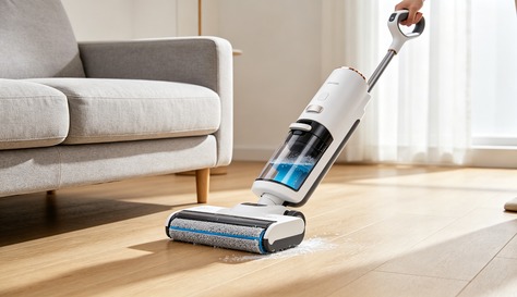 Household handheld cordless floor washers